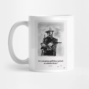 Outlaw Josey Wales white bullet holes Mug